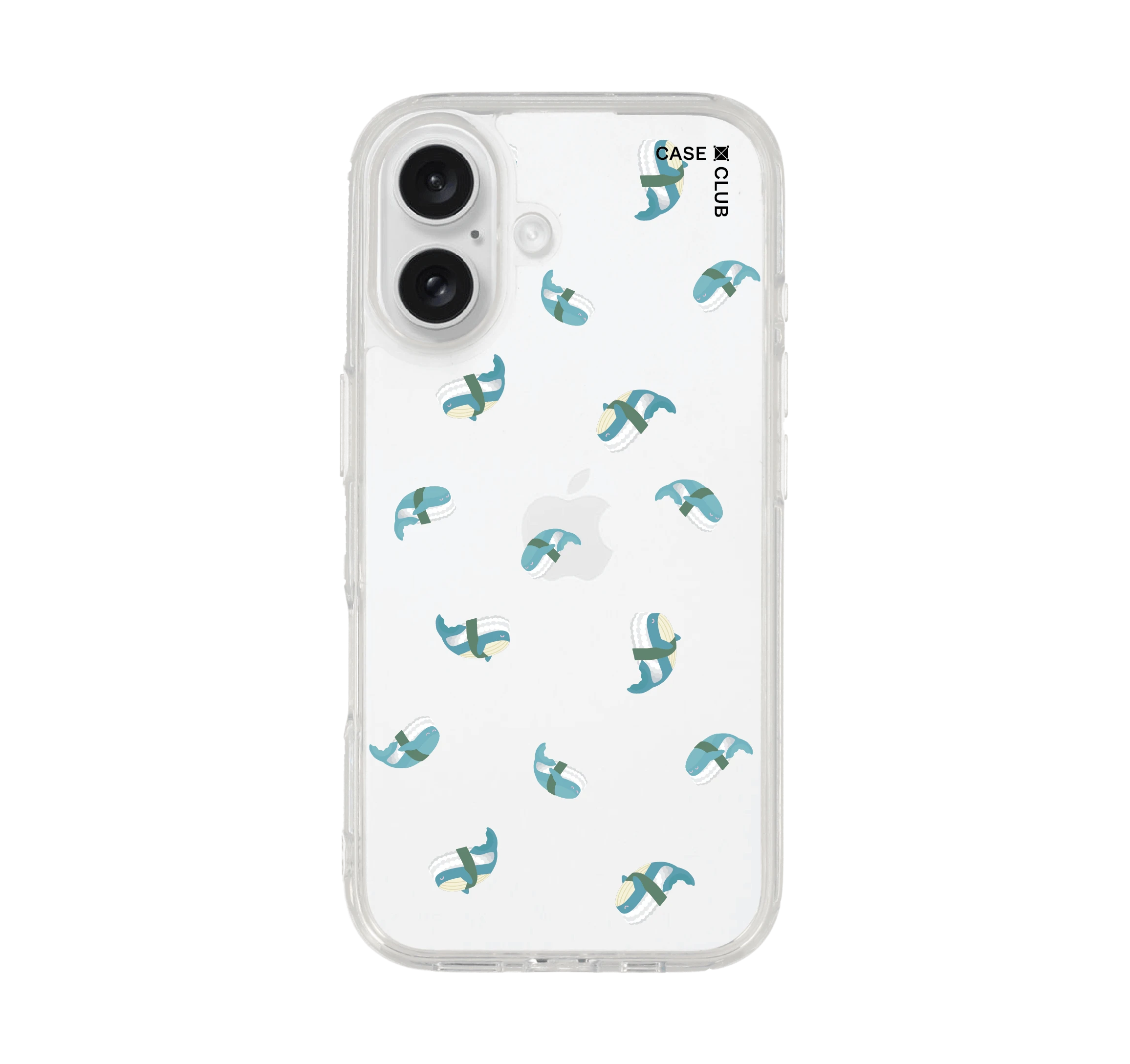 เคสใส iphone 16 กองทัพซูชิวาฬมินิ
